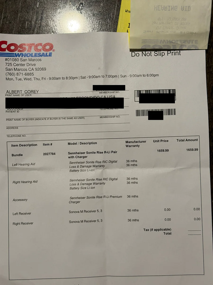 receipt